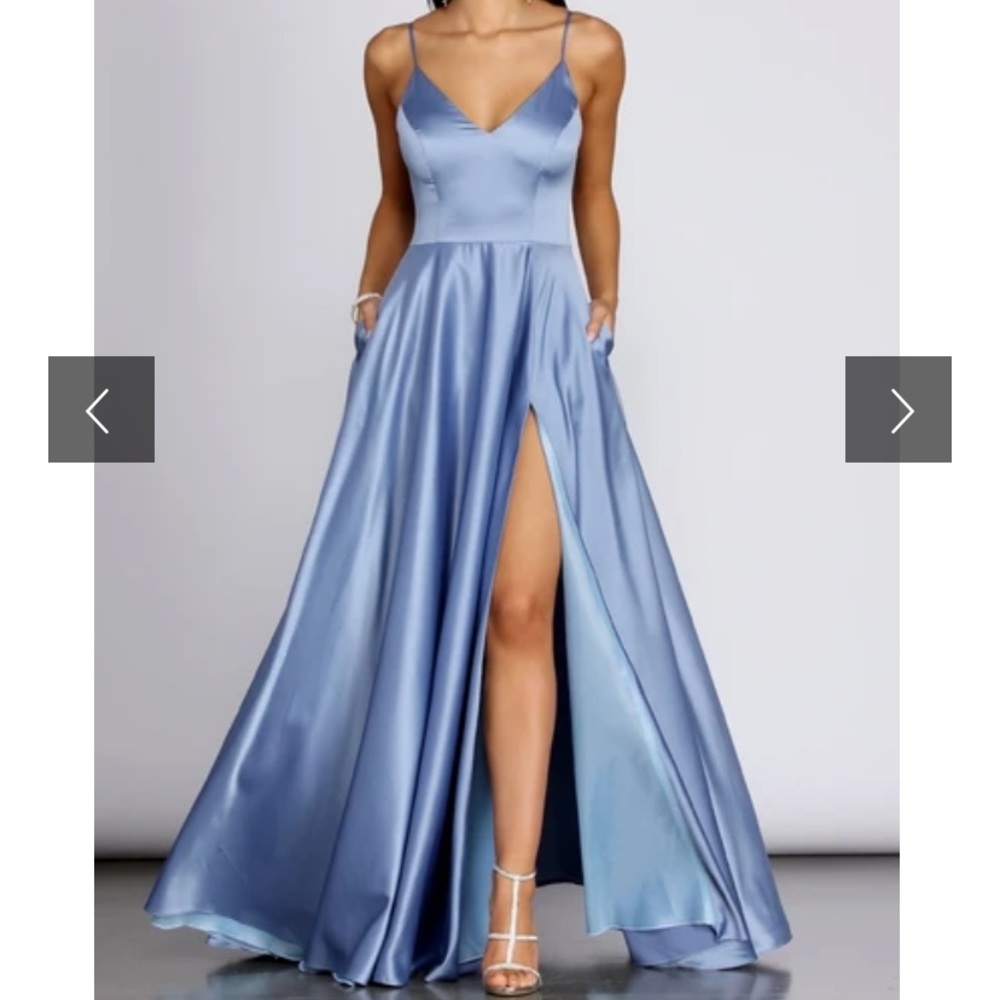 COPY - COPY - Windsor Satin Formal Maxi Dress